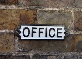 Rectangular Office sign